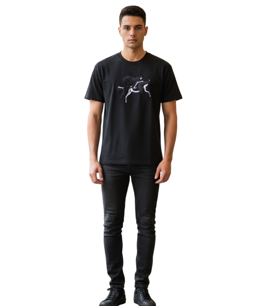 Hermes Jokey Logo T Shirt - Görsel 4