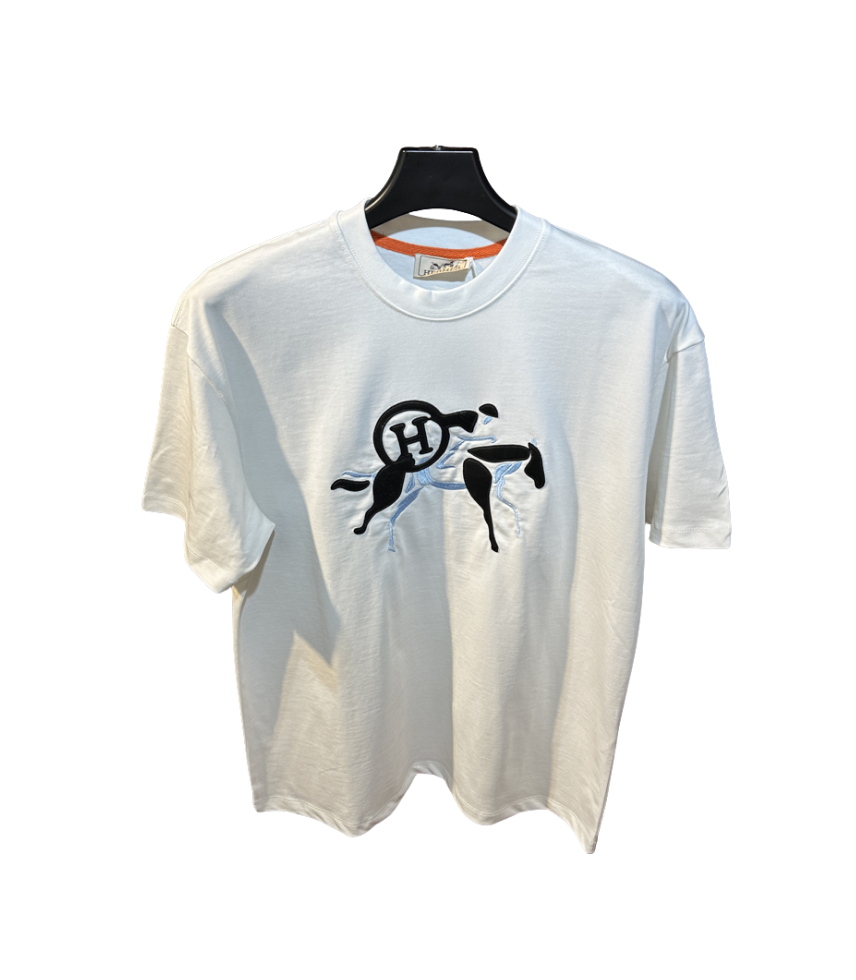 Hermes Jokey Logo T Shirt