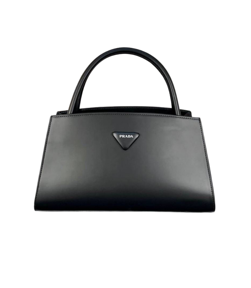 PRADA - BRUSHED LEATHER BAG HAKİKİ DERİ İTHAL ÜRÜN - Görsel 7