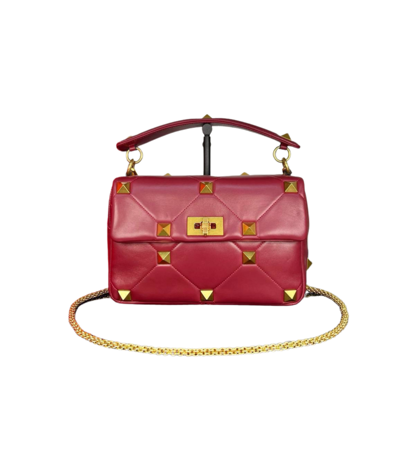 VALENTİNO - ROMAN STUD HAKİKİ DERİ İTHAL AKSESUAR - Görsel 3