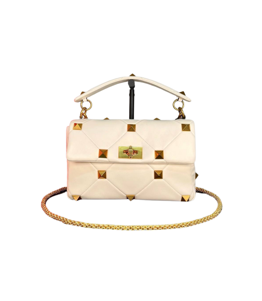 VALENTİNO - ROMAN STUD HAKİKİ DERİ İTHAL AKSESUAR