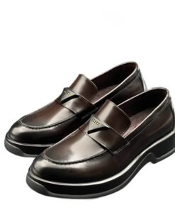 PRADA HAKİKİ DERİ ERKEK LOAFER