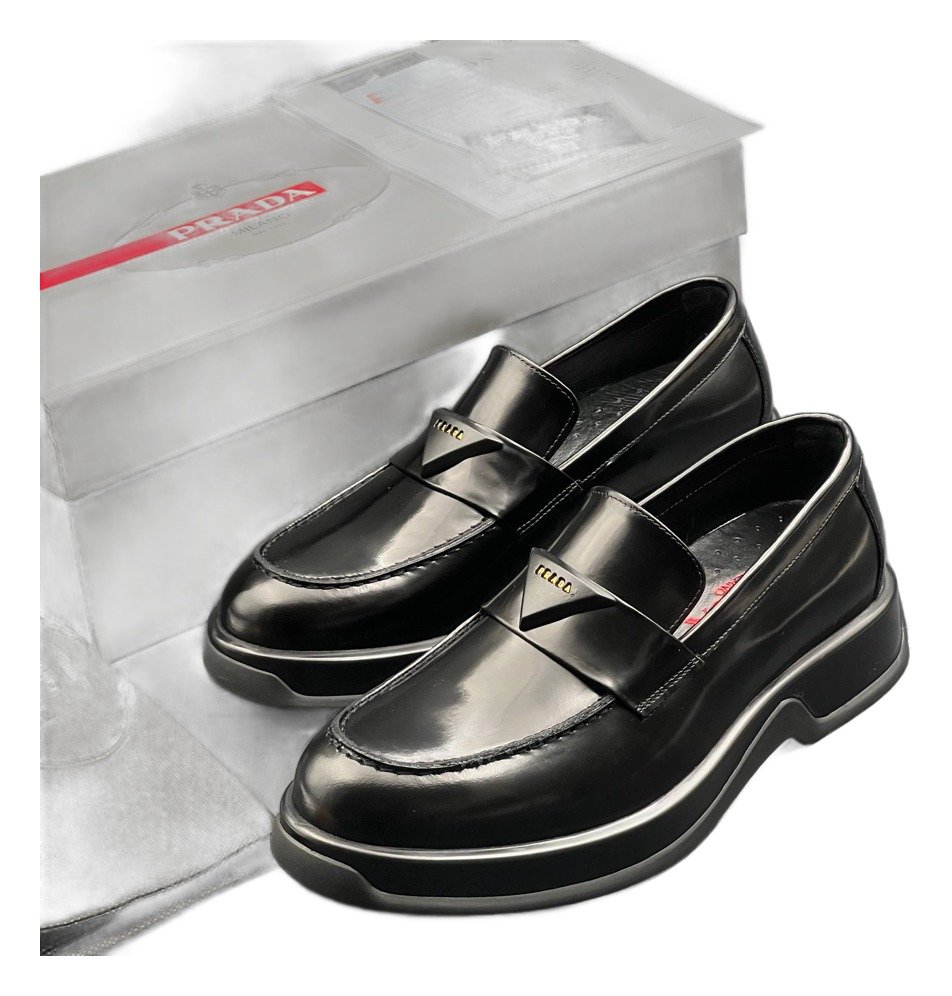 PRADA HAKİKİ DERİ ERKEK LOAFER