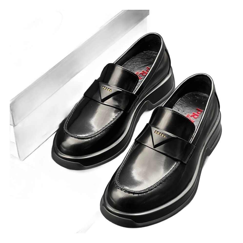 PRADA HAKİKİ DERİ ERKEK LOAFER