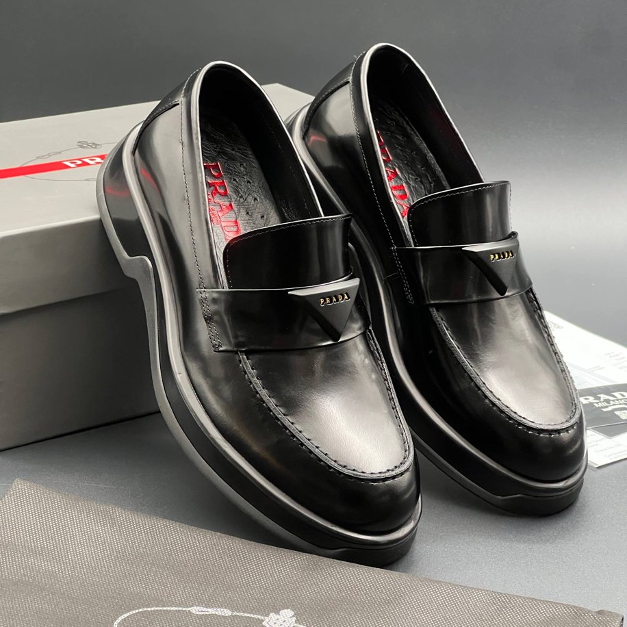 PRADA HAKİKİ DERİ ERKEK LOAFER