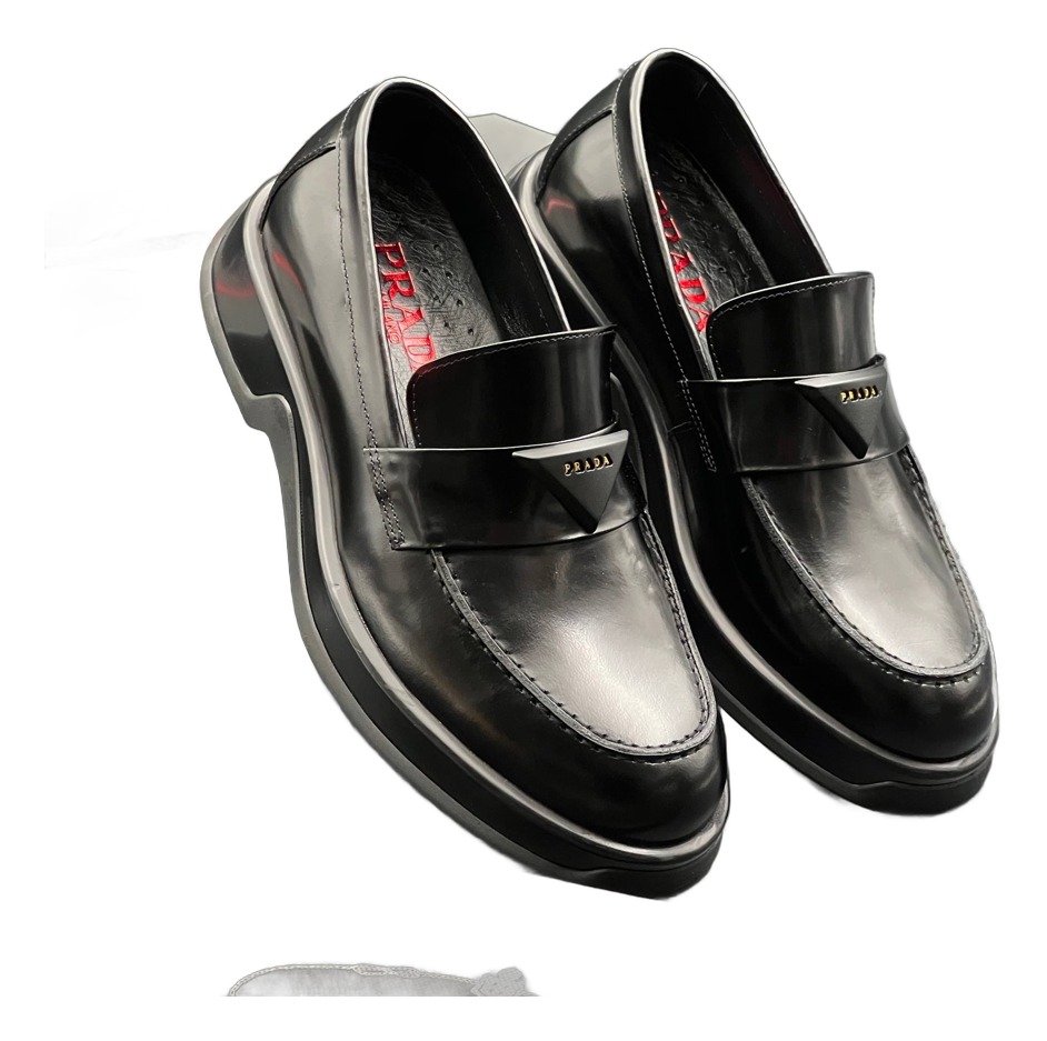 PRADA HAKİKİ DERİ ERKEK LOAFER