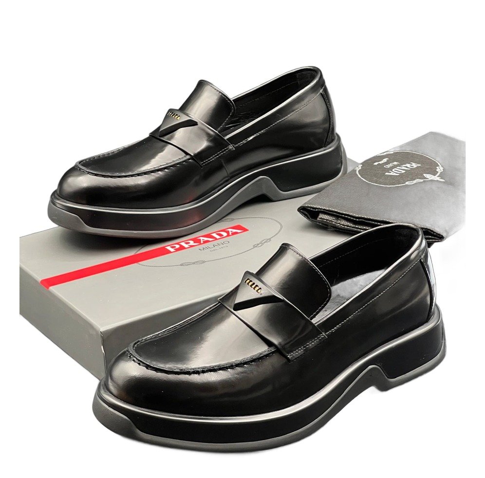 PRADA HAKİKİ DERİ ERKEK LOAFER